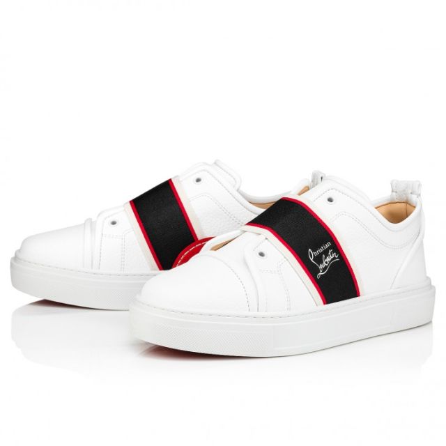 Christian Louboutin Adolescenza Sneakers Recycled Polyester White