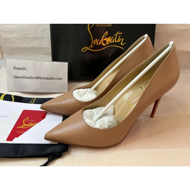 Christian Louboutin Pumps Apostrophy 100 mm Black/lin Nude Nappa