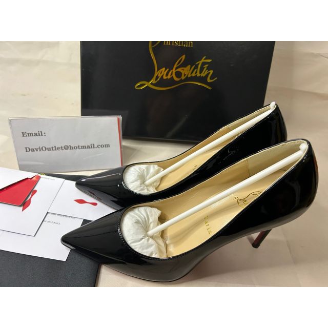 Christian Louboutin Pumps Pigalle 100 mm Black Patent Leather