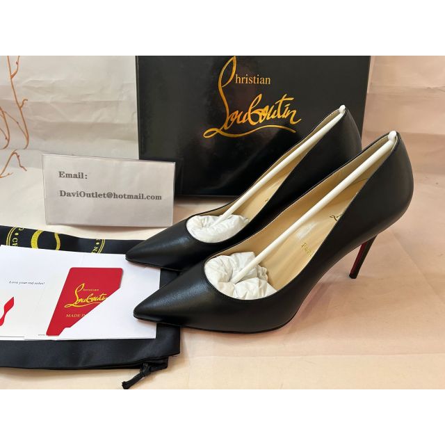 Christian Louboutin Pumps Pigalle 100 mm Black Leather
