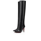 Christian Louboutin Astrilarge Botta 100 Mm Boots Calf Leather Black