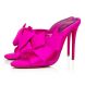 Christian Louboutin Sandal Matricia 100 mm Holly Pink/lin Holly Pink Satin